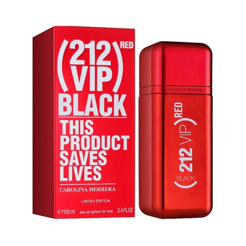Carolina Herrera 212 VIP Black (Red) 100ml for men perfume EDT (Tester) Carolina Herrera 212 VIP Black (Red) 100ml for men perfume EDT (Tester)